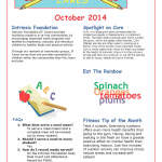 IF Cares October 2014 colorful newsletter